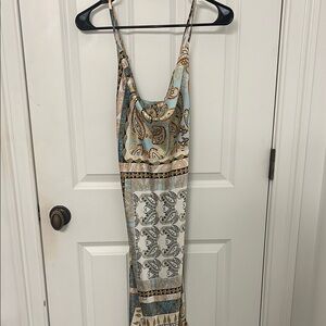 Bohemian Paisley Maxi Dress
